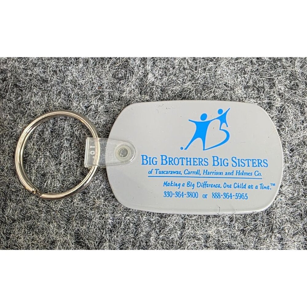Big Brothers Big Sisters Gray Keychain